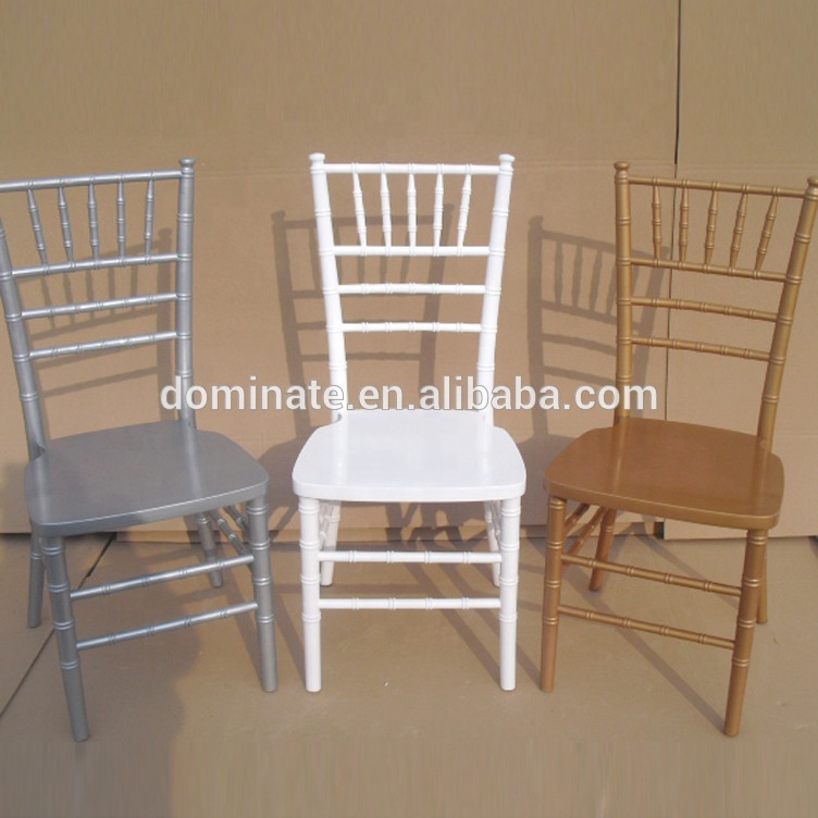 China Modern Wedding Stainless Steel Chair –  Customized unique wood chiavari chair for child – Dominate