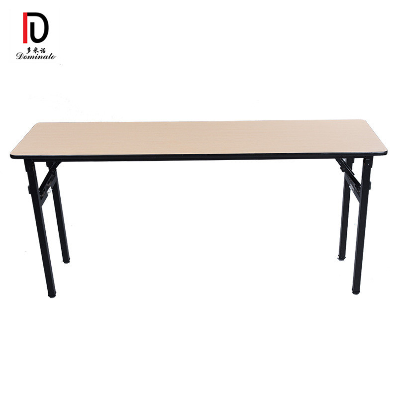 OEM Metal Banquet Table –  High quality Wood Long Trestle Table – Dominate