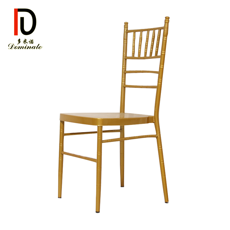 China Wedding Hotel Chair –  Wholesale Wedding Aluminum Metal Chiavari Chair – Dominate