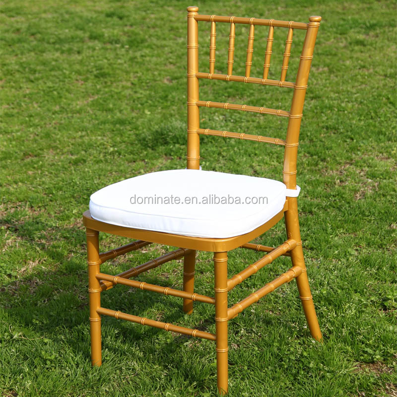 Bamboo knot upholstery banquet chivari chair