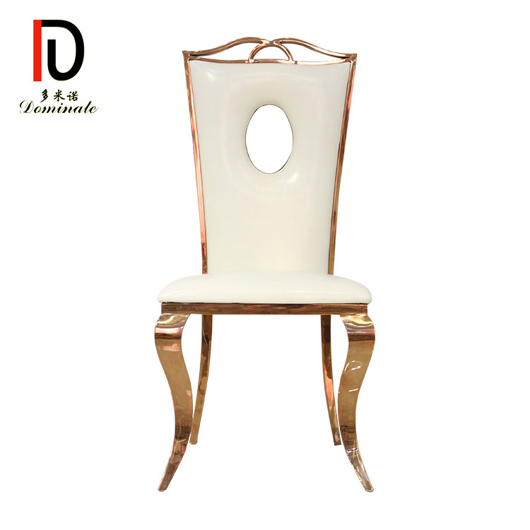 OEM Gold Metal Circle Wedding Chair –  Wholesale Stainless Steel Chair Gold Frame,Stainless Steel Chair For Restaurant – Dominate