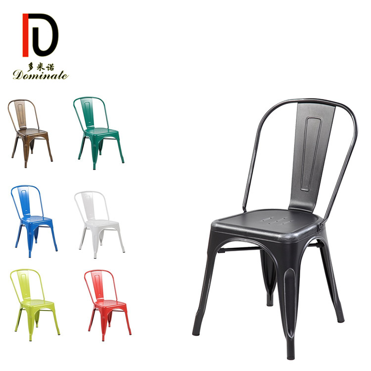 OEM High-End Gold Stainless Steel Dining Chair –  Wholesale Iron Bar Chair Vintage Industrial Bar Chair – Dominate