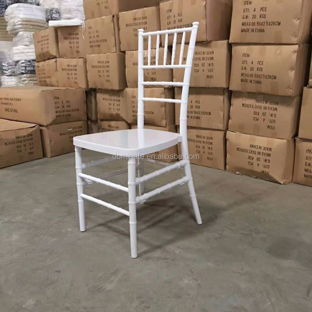 Whosale Cheap Event Stacking White Wedding chiavari chair