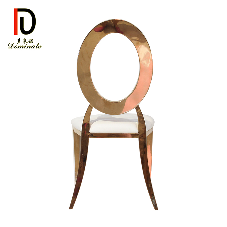 WC02 DOMINATE Modern Hotel Stackable gold Wedding Dining Chair for event