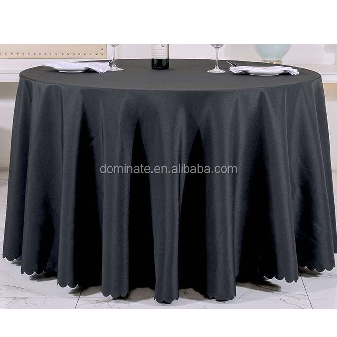 Good quality Wedding Tablecloth From China – Artex Spain luxury modern use black dining table cloth – Dominate