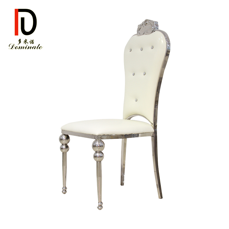 Factory Supply Stainless Steel Bride And Groom Royal Wedding Chair