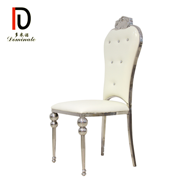 OEM Gold Banquet Chair –  Factory Supply Stainless Steel Bride And Groom Royal Wedding Chair – Dominate