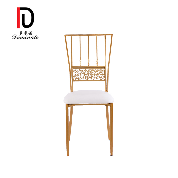 Wholesale Modern Creative Gold Metal Steel Rod Wedding Chair