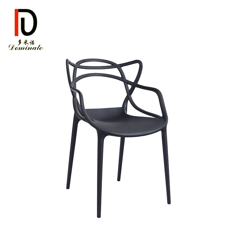 OEM Golden Stainless Steel Chair –  Cheap modern high end restaurant plastic leisure dining chair – Dominate