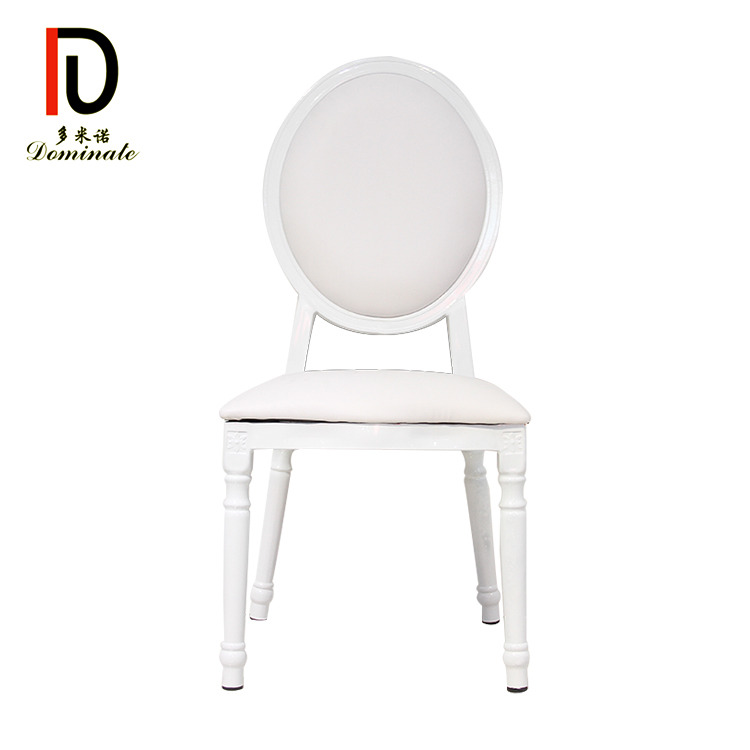 China High Back Wedding Chair –  Wholesale White Banquet Dining Chair Louis Xvi Chairs – Dominate