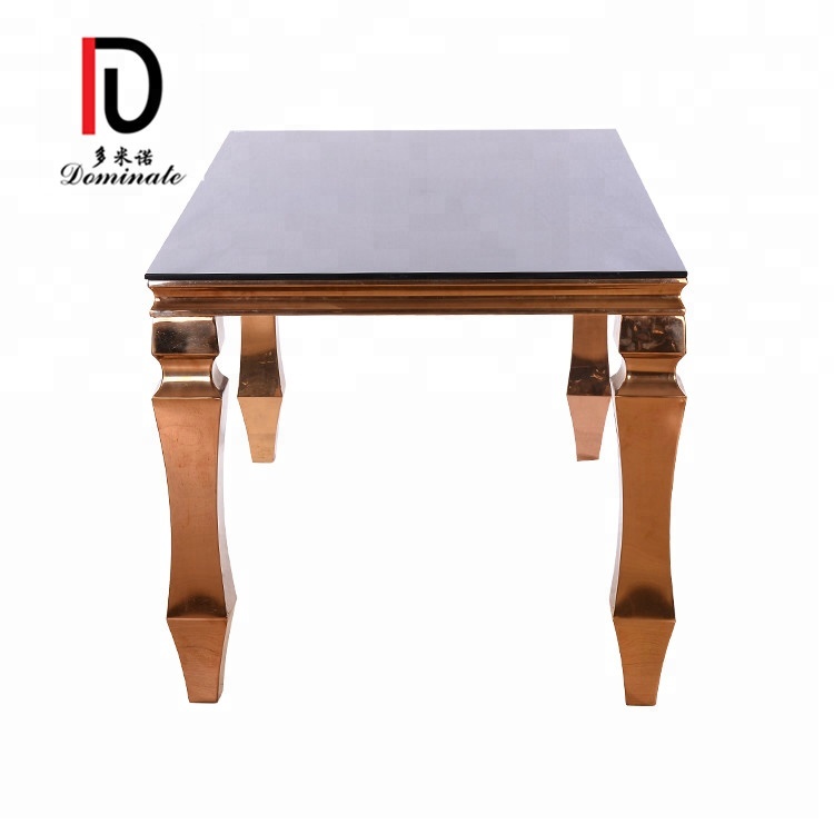 OEM Mdf Wedding Table – 
 Top Quality Dining Table Leg Stainless Steel,Round Stainless Steel Dining Table Set – Dominate