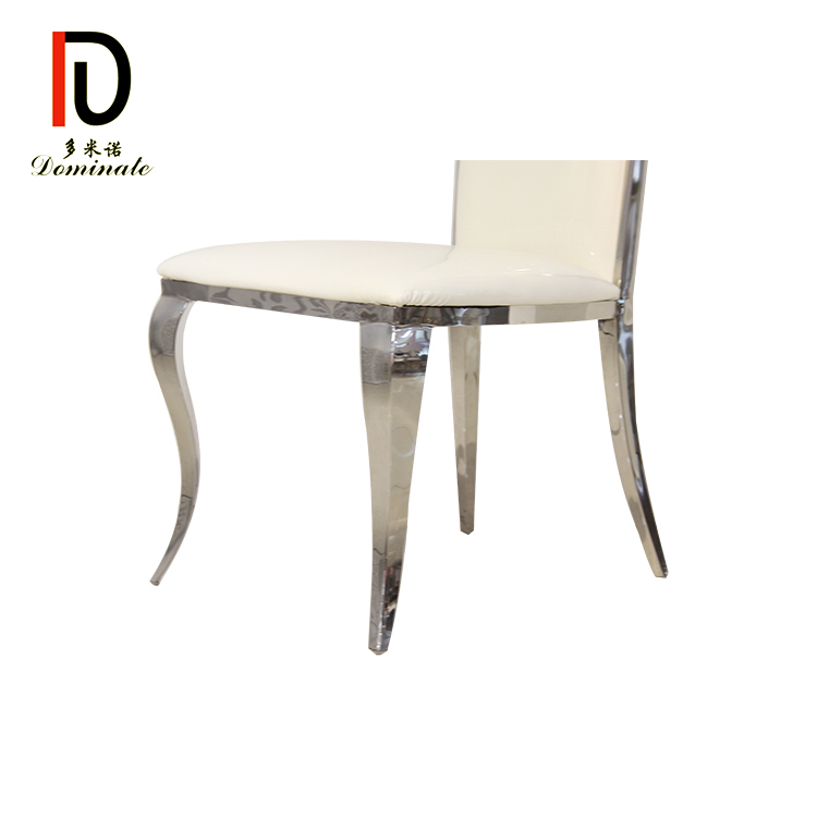 High Quality Silver Elegant Modern Wedding Leather Chairs