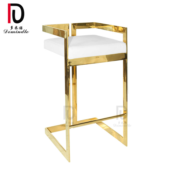 China modern stainless steel new design nightclub wedding bar stools