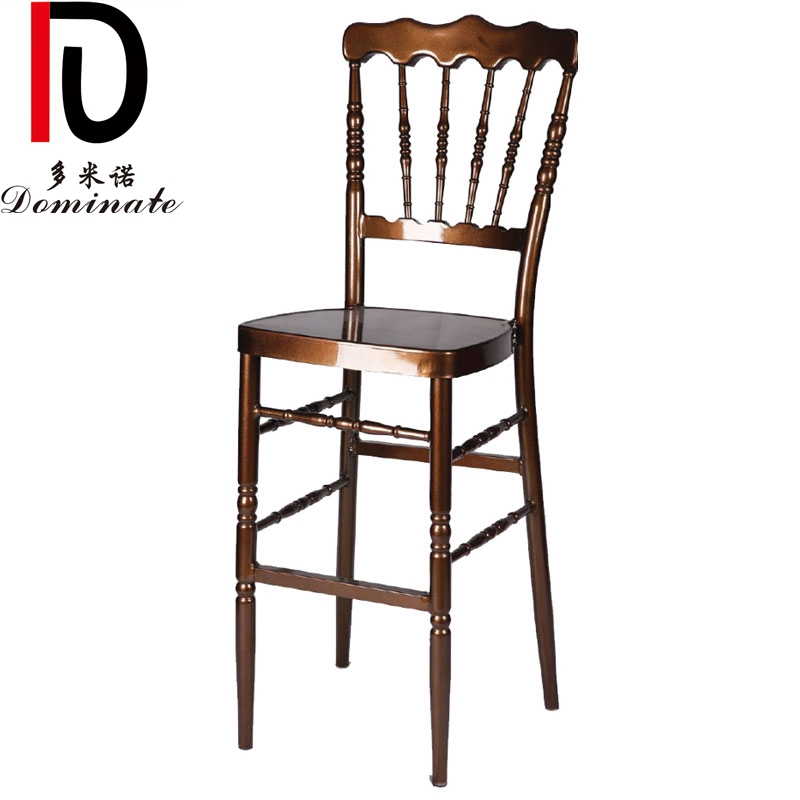 OEM Gold Event Chair –  New Design Wholesale Customized Hotel Wedding Metal Chair High Leg Chiavari Chair Napoleon Chairs – Dominate