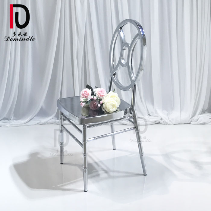 OEM Modern Event Chair –  2020 new design stainless steel modern wedding stackable dining chair – Dominate