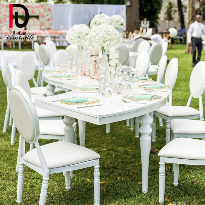 Wholesale Round Stainless Steel Table – WR01 Dominate party design circle gold stainless steel wedding table for events – Dominate detail pictures
