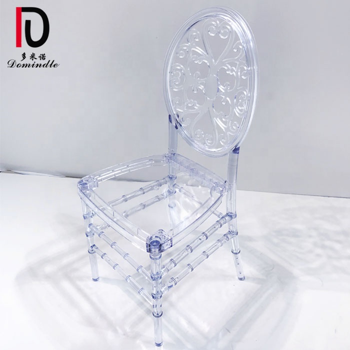 Dominate restaurants prince style transparent outdoor clear plastic chairs for events