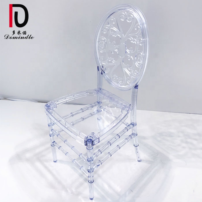 China Silver Banquet Chair –  Dominate restaurants prince style transparent outdoor clear plastic chairs for events – Dominate