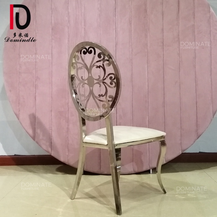 OEM Luxury Dining Chair – 
 Wholesale wedding heart shape silver color stainless steel legs designer Event Chair – Dominate