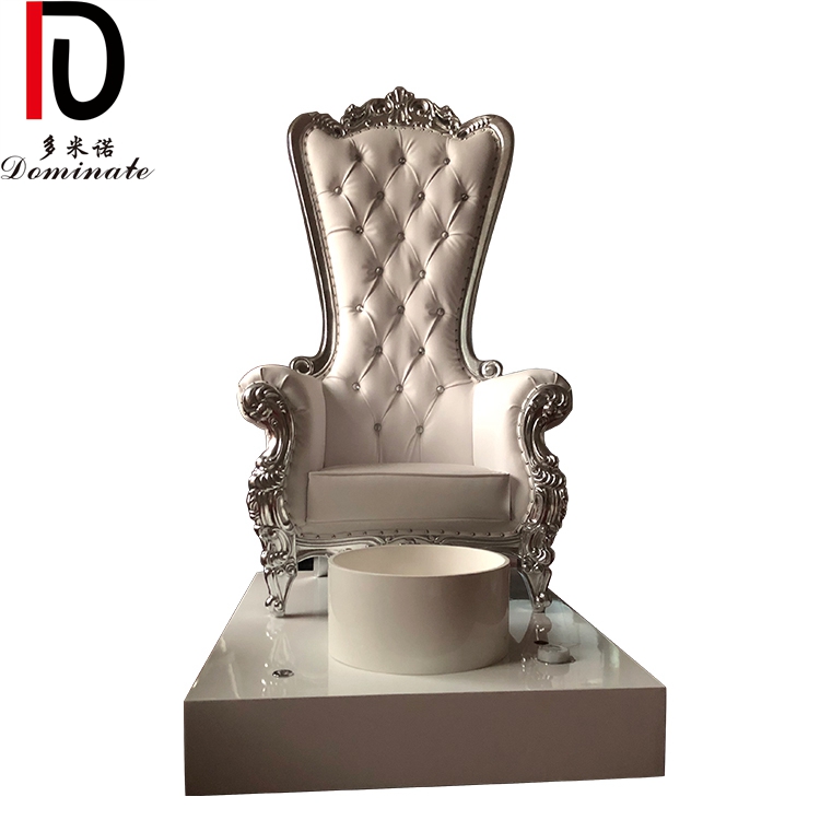 New Design Wedding Event Banquet Use King Throne Chair Luxury Throne With Footbath