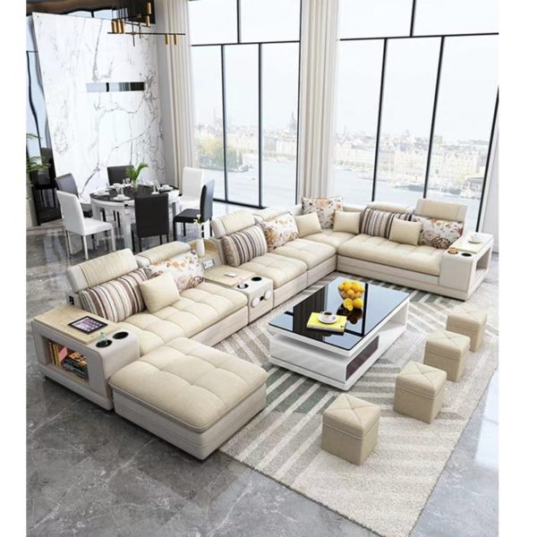 Furniture Factory Provided Living Room Sofas/Fabric Sofa Bed Royal Sofa set 7 seater living room Furniture designs