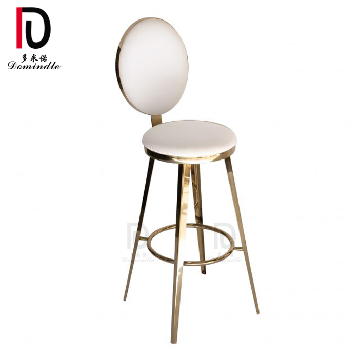 party use wedding gold stainless steel bar stool for wedding