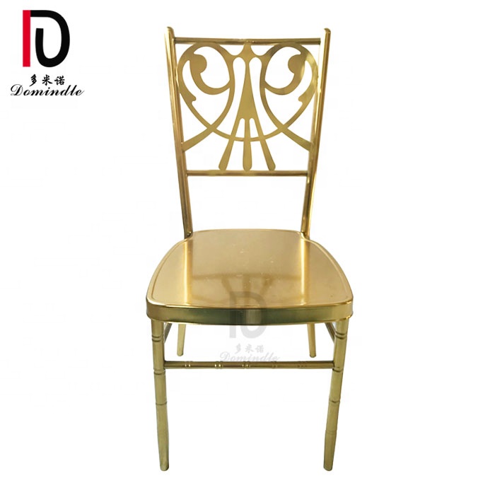 OEM Modern Banquet Chair –  Dubai wholesale commercial used stainless steel banquet chiavari dining chairs – Dominate