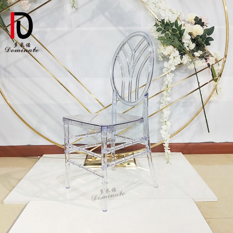 Hot Sale Modern Resin Transparent Plastic Clear Wedding Chair For Reception