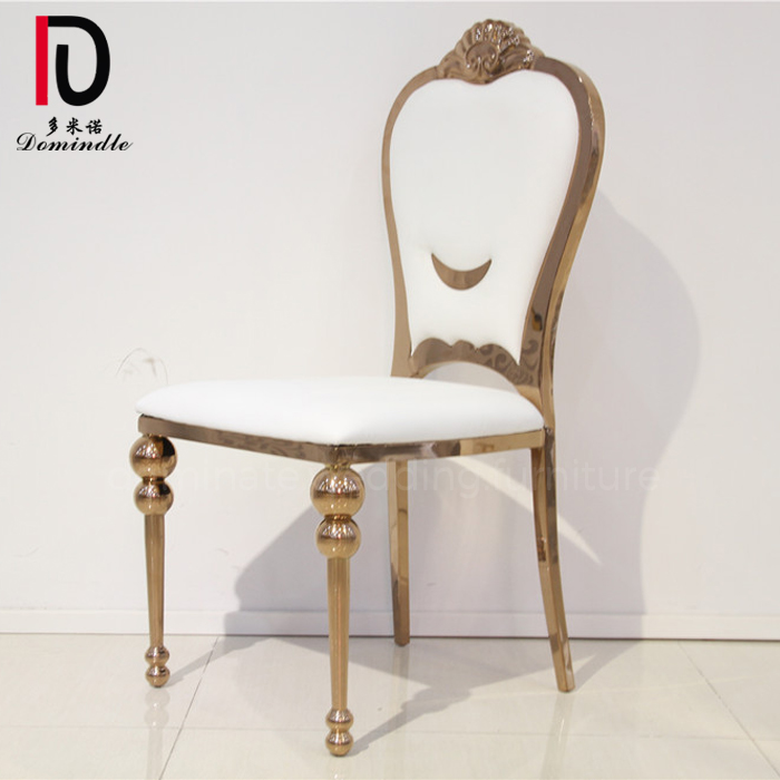 Luxury Modern Gold Wedding Dining Chair For Reception