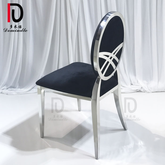 Good quality Sofa From China – Gold modern stackable oval back leather dining chair – Dominate