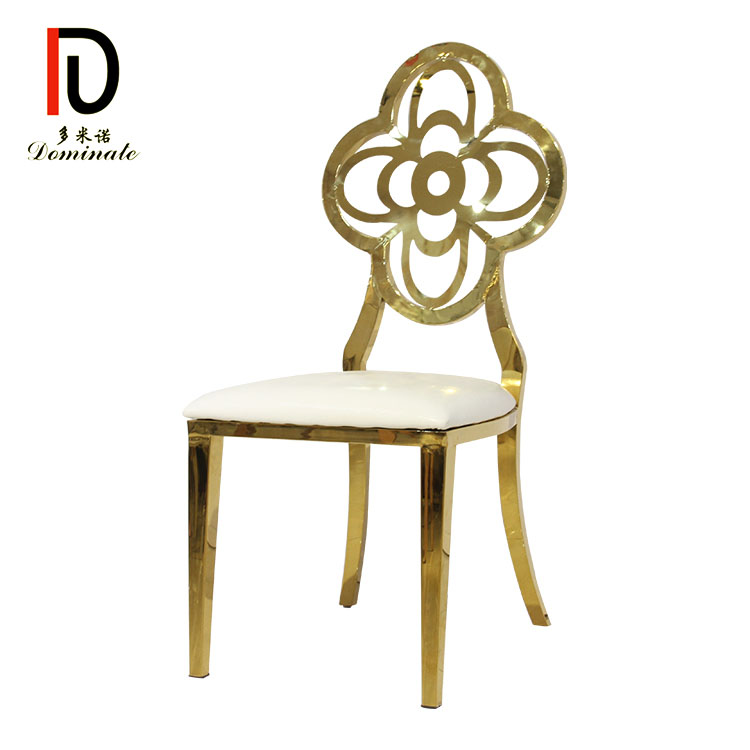 High Performance Modern Event Chair - Cherry gold wedding dining chair for events – Dominate detail pictures
