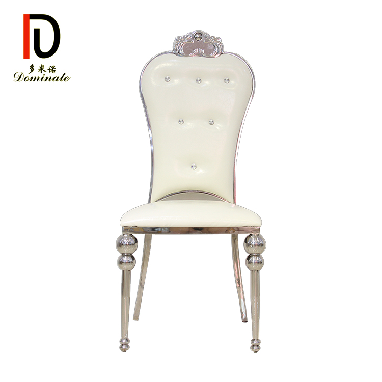China OEM Linen Dining Chair - Imperial stainless steel wedding chair – Dominate