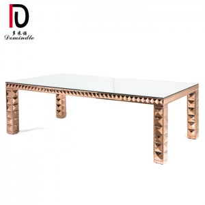 Wedding furniture gold table