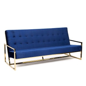 Leisure Velvet Living Room Sofa